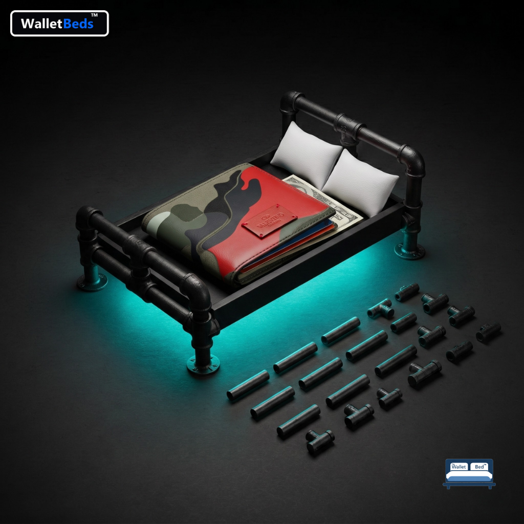Industrial Pipe Edition Wallet Bed