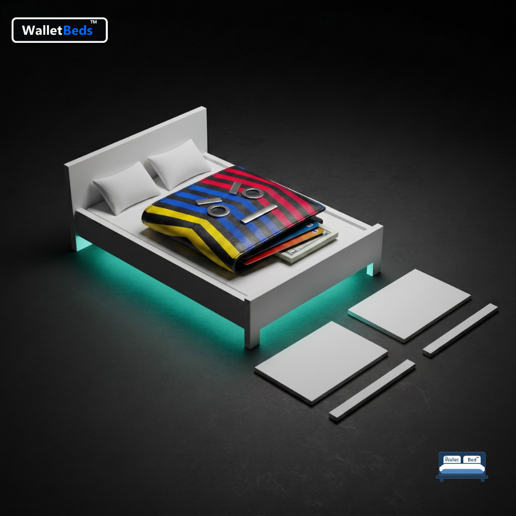 Minimalist Platform Wallet Bed