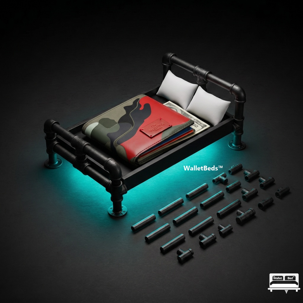 Industrial Pipe Edition Wallet Bed