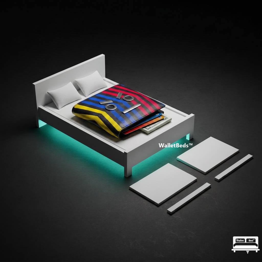 Minimalist Platform Wallet Bed